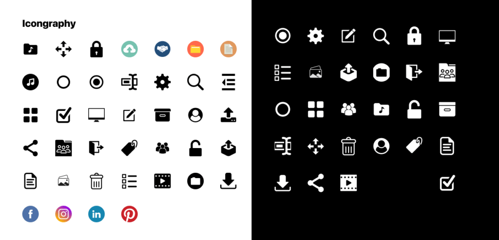 Iconography for Bin App